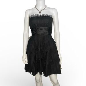 Hailey Logan by Adrienne Papell- Ruffle Layered Party Dress